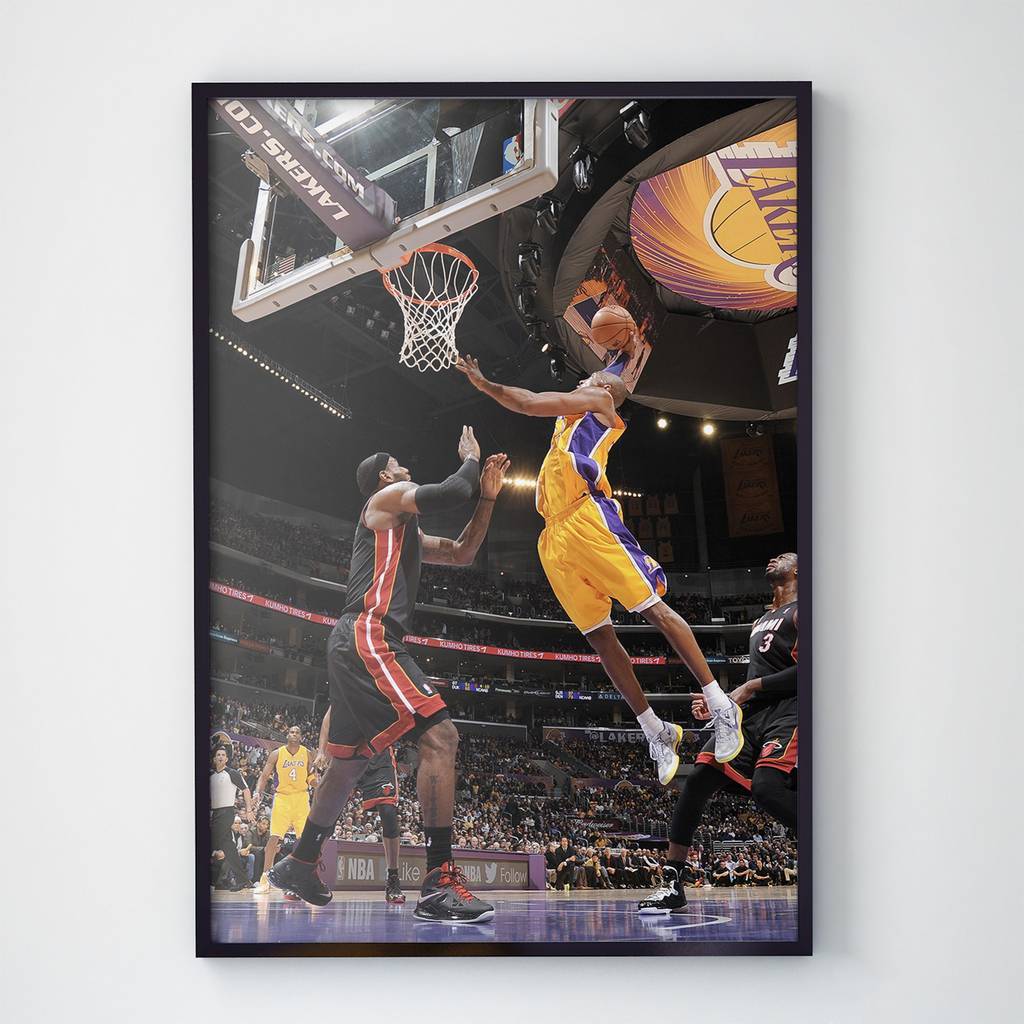 Постер баскетбол Коби Брайант / Kobe Bryant (KB1001)