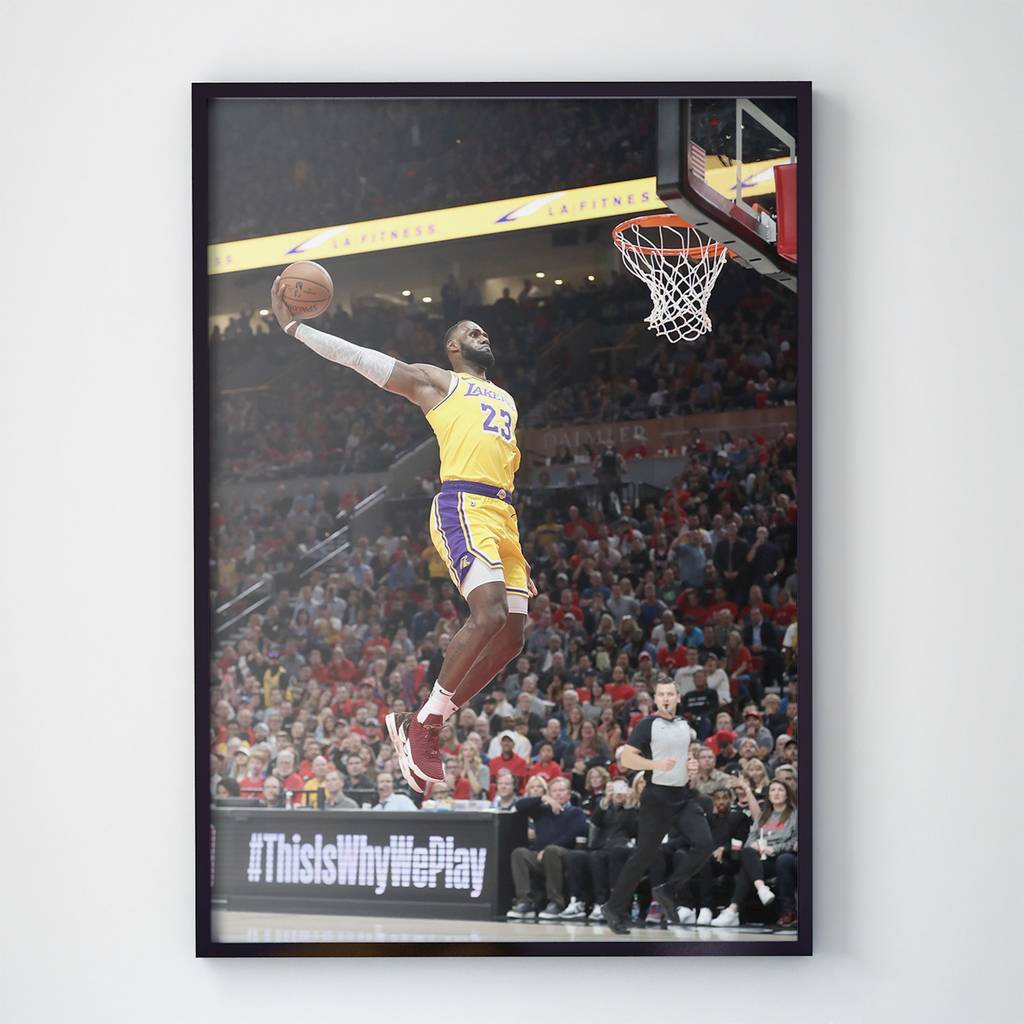 Постер баскетбол Леброн Джеймс / LeBron James (LJ1002)