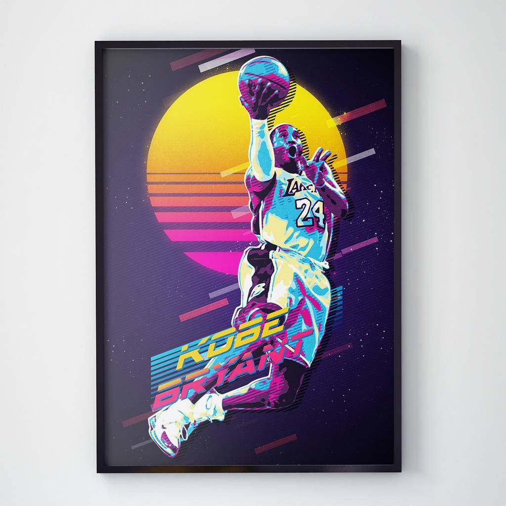 Постер баскетбол Коби Брайант / Kobe Bryant (KB1003)