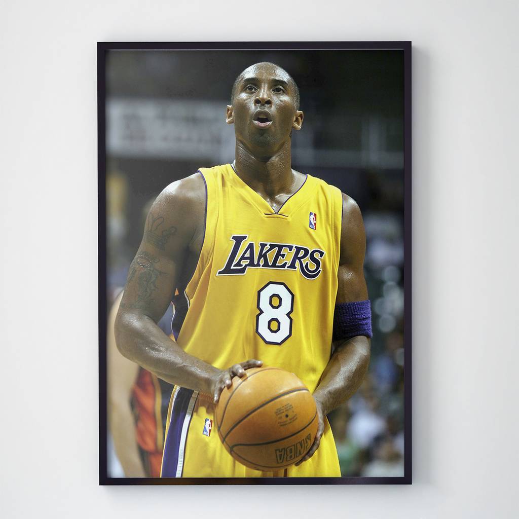 Постер баскетбол Коби Брайант / Kobe Bryant (KB1008)