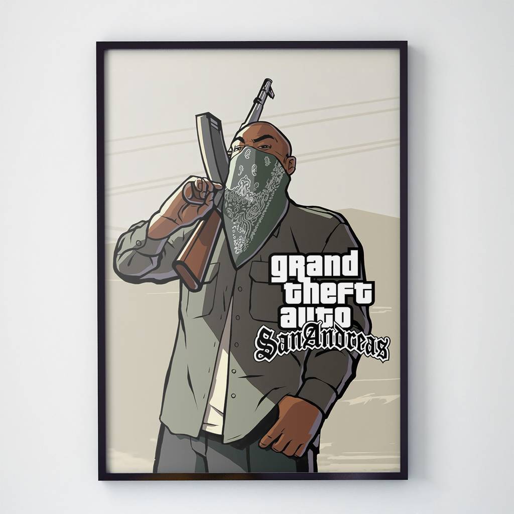 Постер GTA San Andreas SA13002