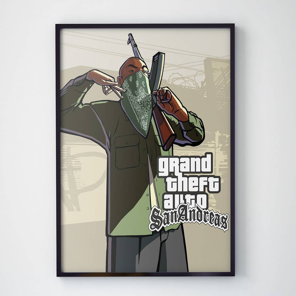 Постер GTA San Andreas SA13003