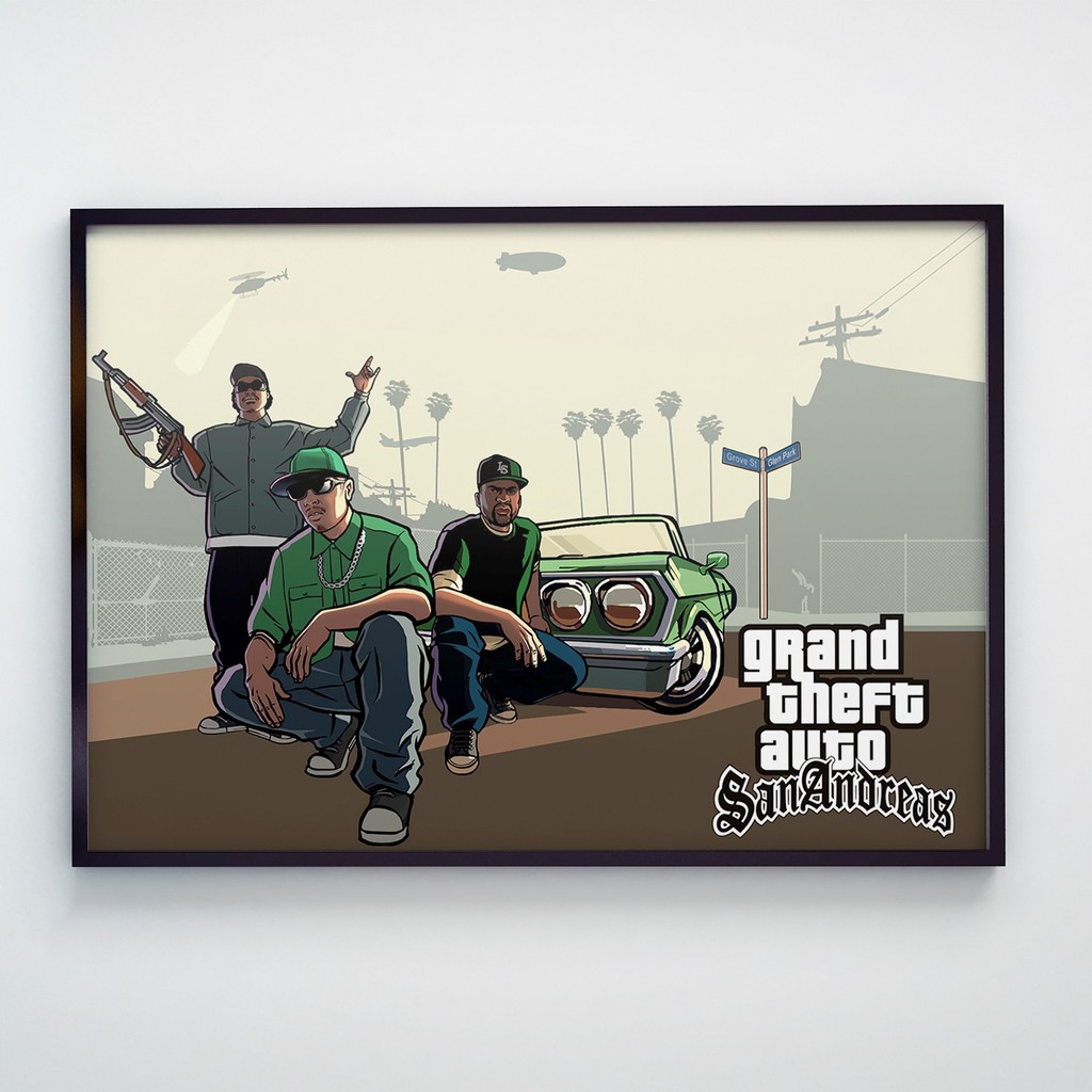 Постер GTA San Andreas SA13005
