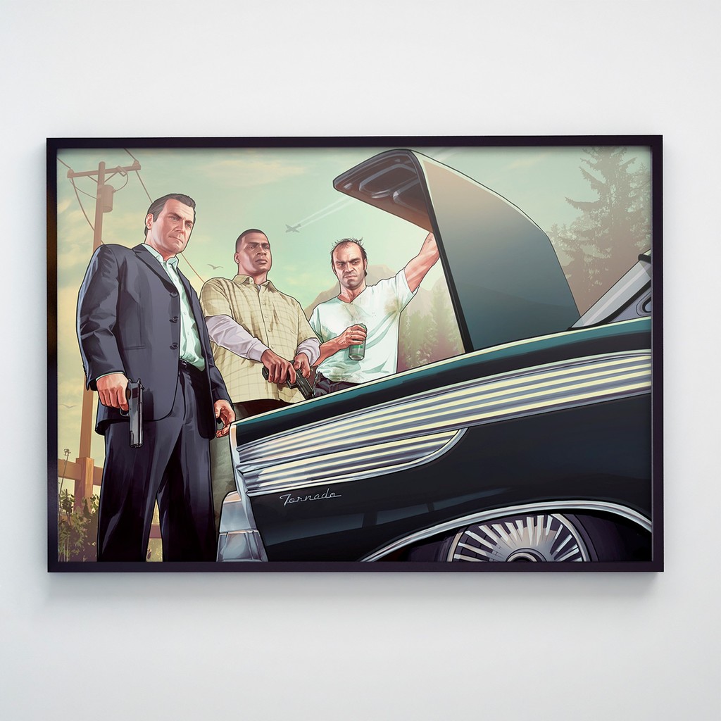 Постер GTA 5 (V1001)