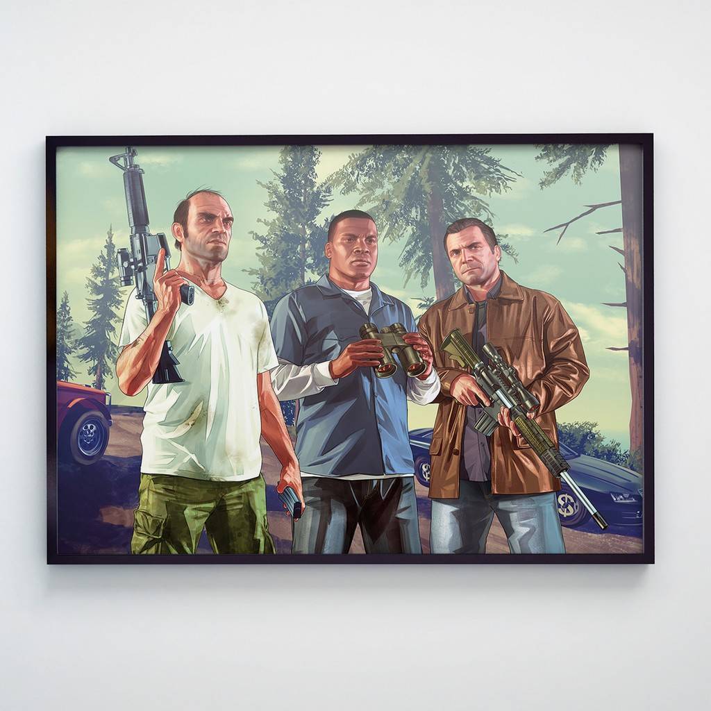 Постер GTA 5 (V1008)