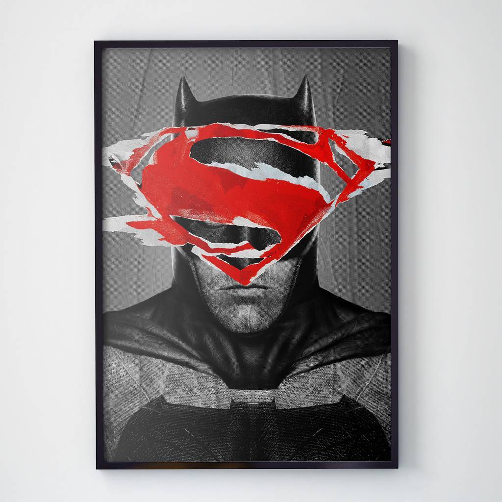 Постер "Batman vs Superman / Бэтмен против Супермена" (BT028)