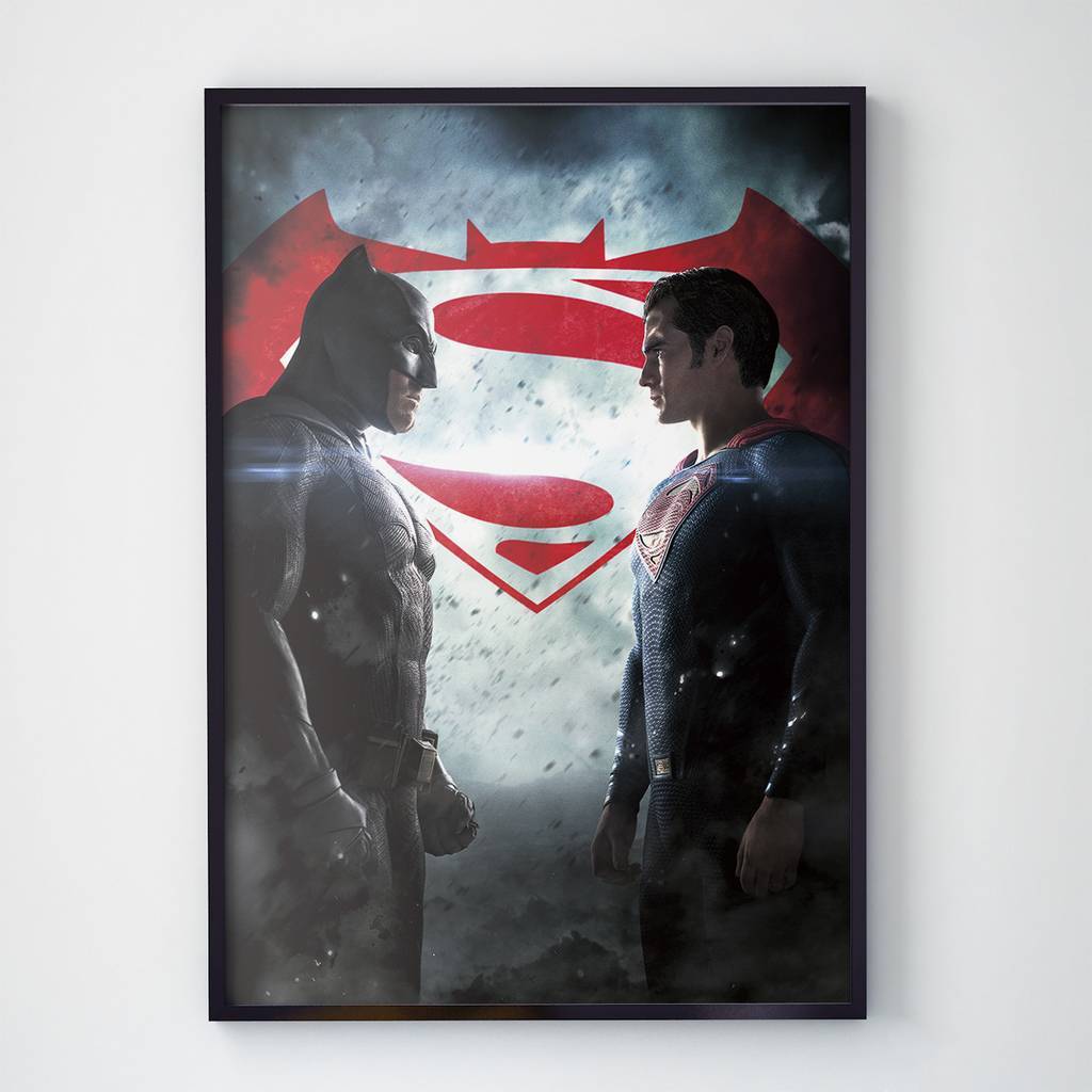 Постер "Batman vs Superman / Бэтмен против Супермена" (BT031)