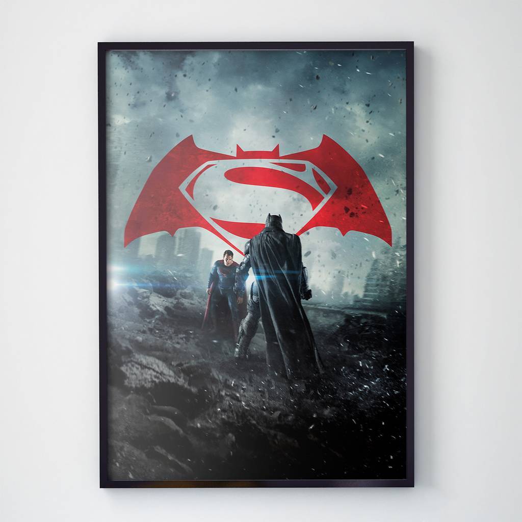 Постер "Batman vs Superman / Бэтмен против Супермена" (BT032)