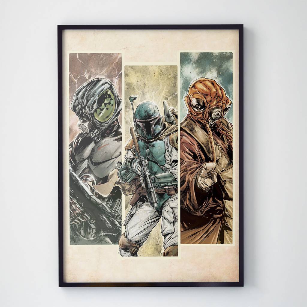 Постер Боба Фетт / Boba Fett (BF1024)