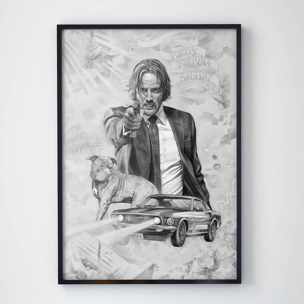 Постер John Wick / Джон Уик JW1002