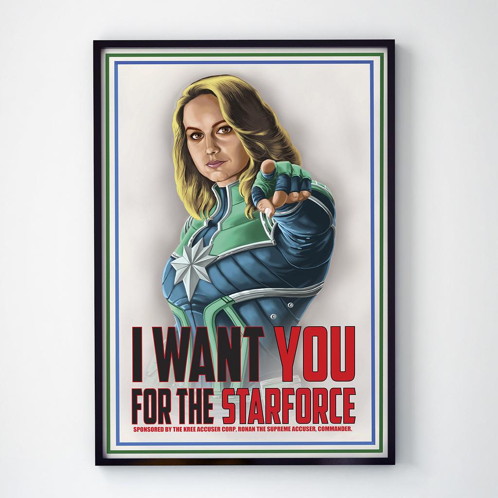 Постер Капитан Марвел / Captain Marvel CM1001