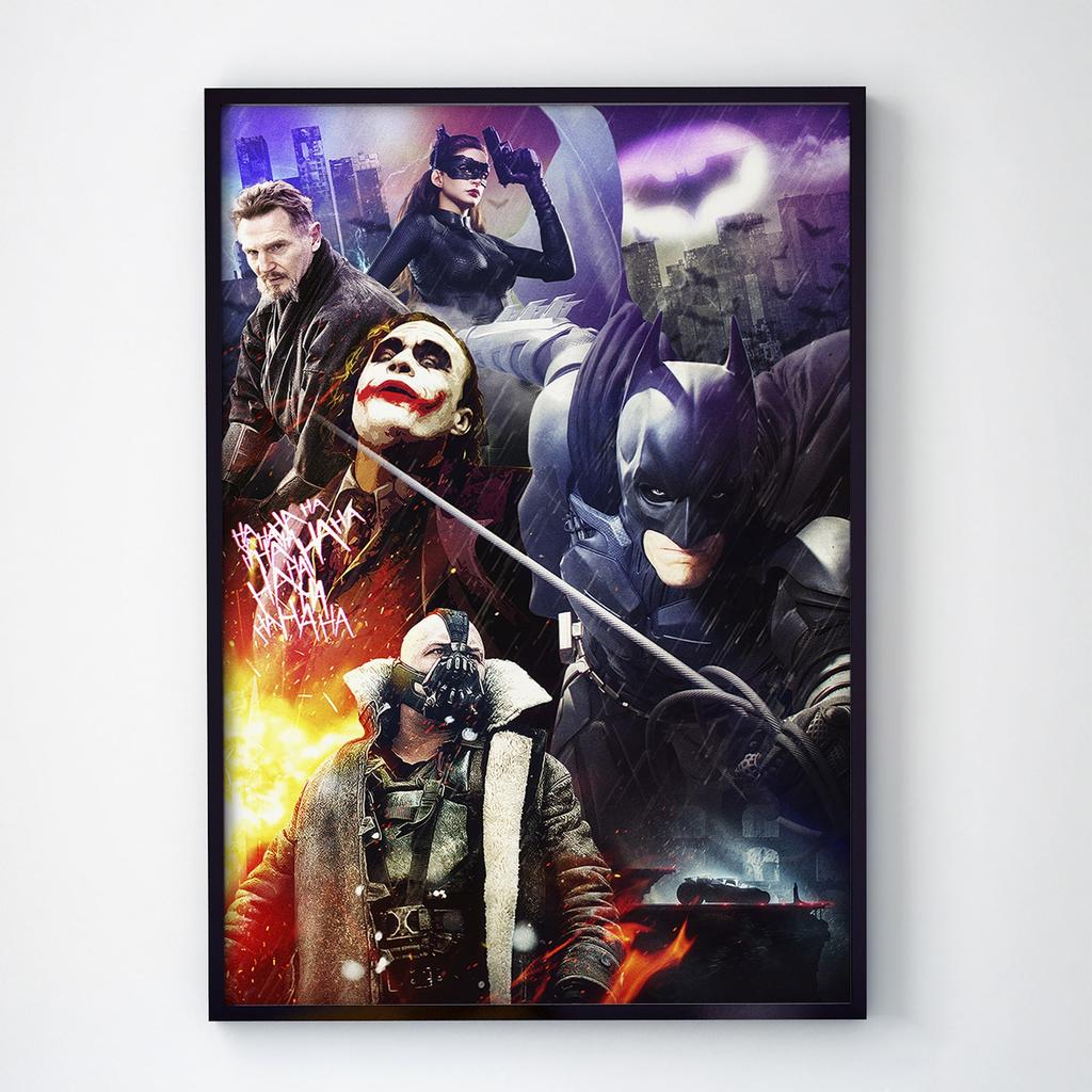 Постер Бэтмен трилогия Нолана / Batman BT038