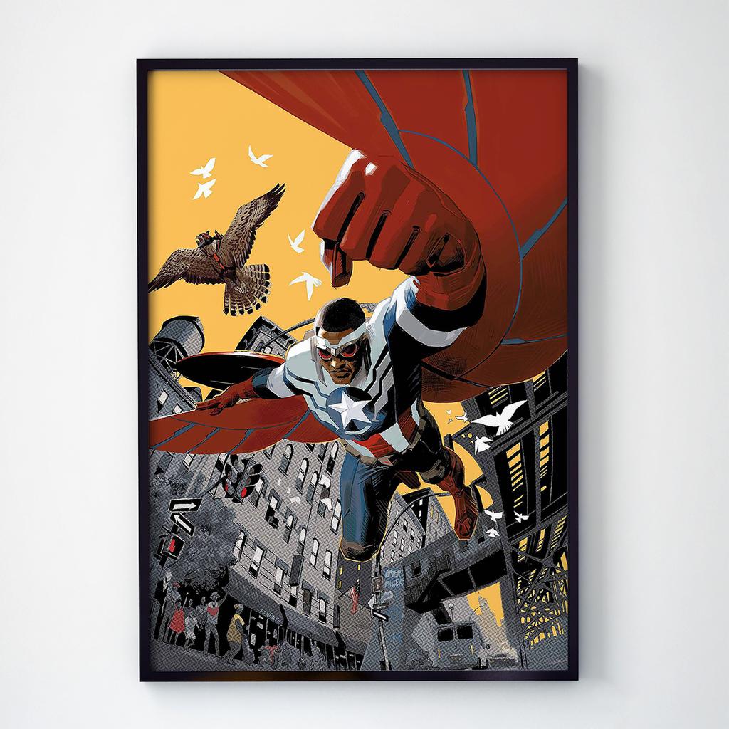 Постер Сокол Капитан Америка (Falcon Captain America) FC1001