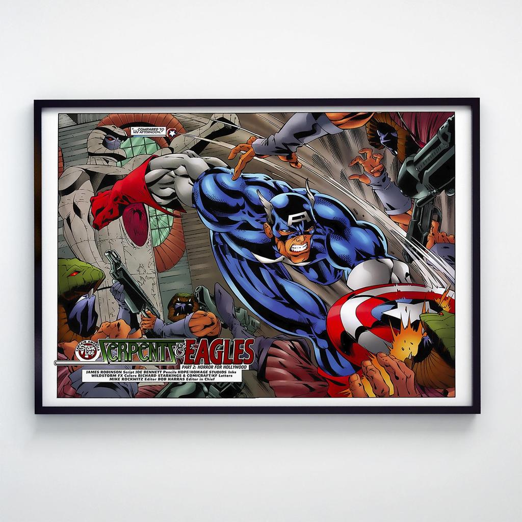 Постер Капитан Америка (Captain America) CA1042