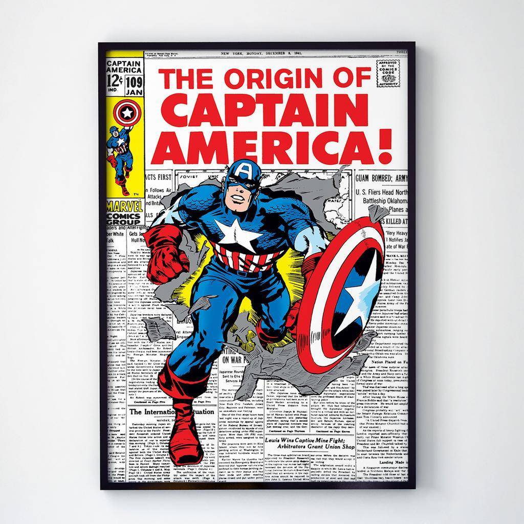 Постер Капитан Америка (Captain America CA1097
