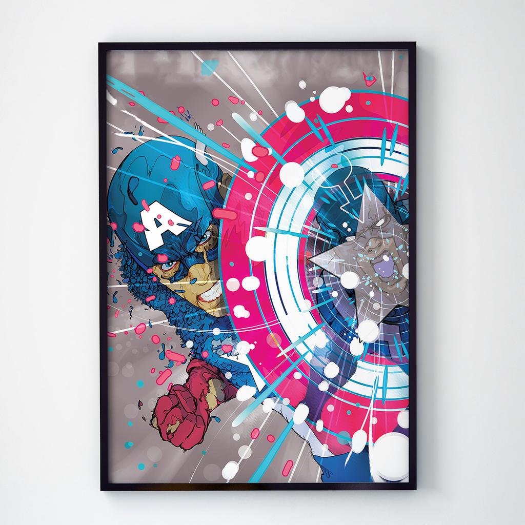 Постер Капитан Америка (Captain America CA1105