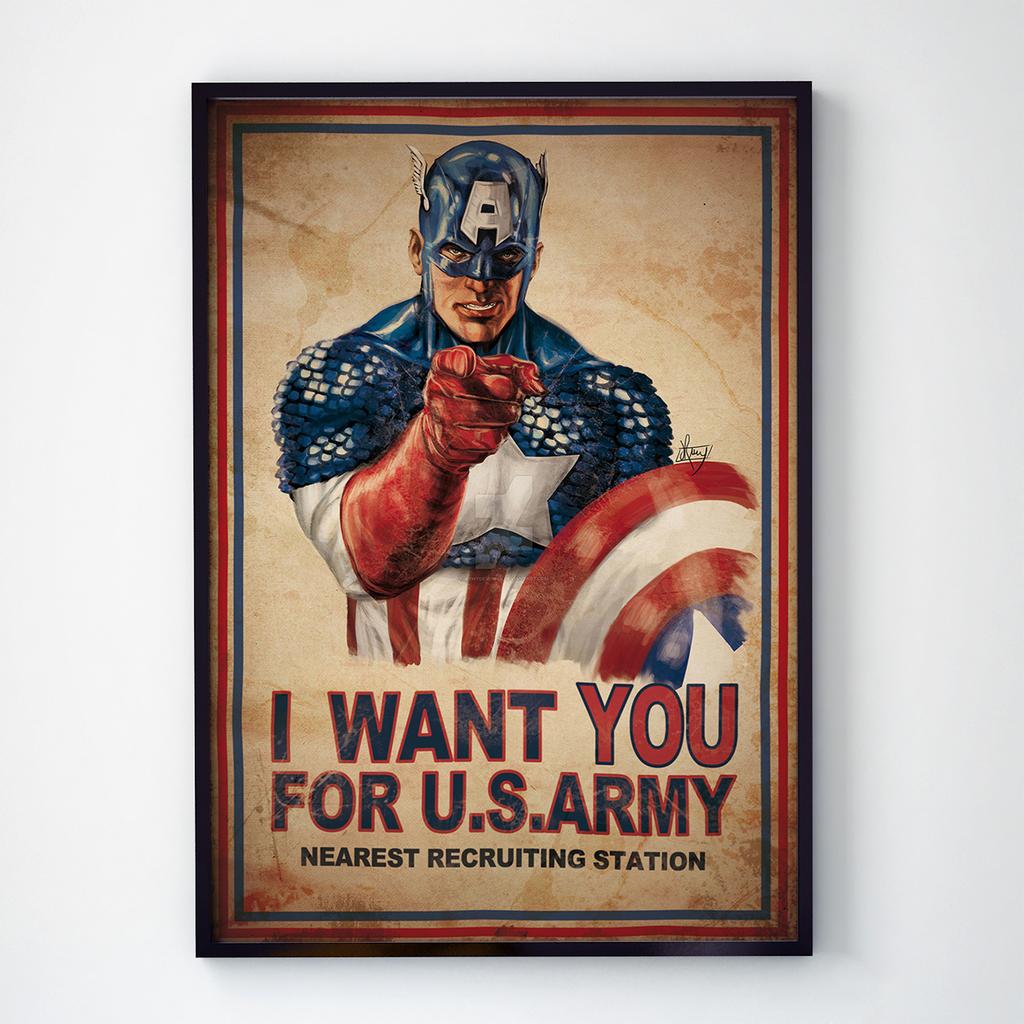 Постер Капитан Америка (Captain America CA1116