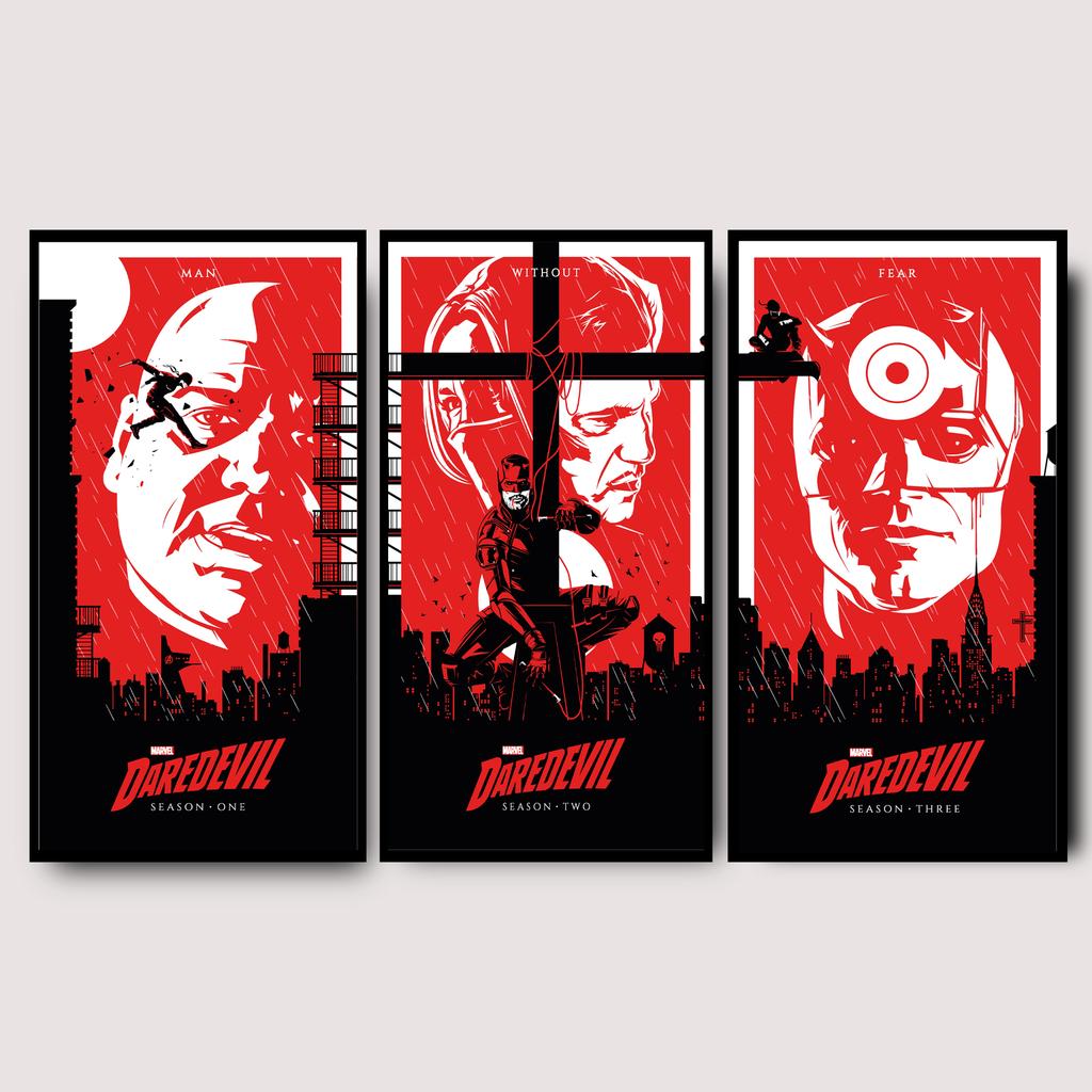Постер триптих Сорвиголова (Daredevil) TDD001