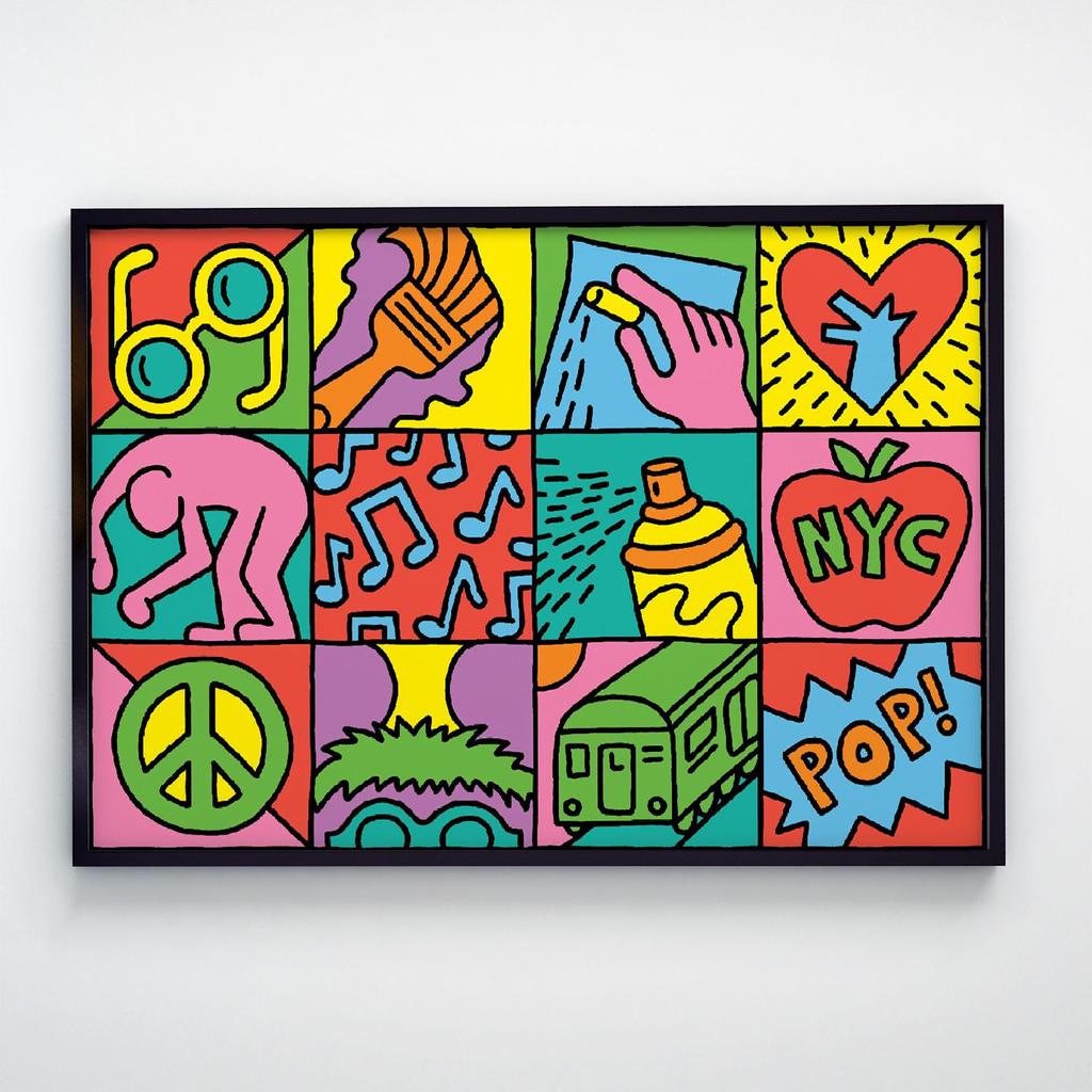 Постер Кит Харинг (Keith Haring) KH1010