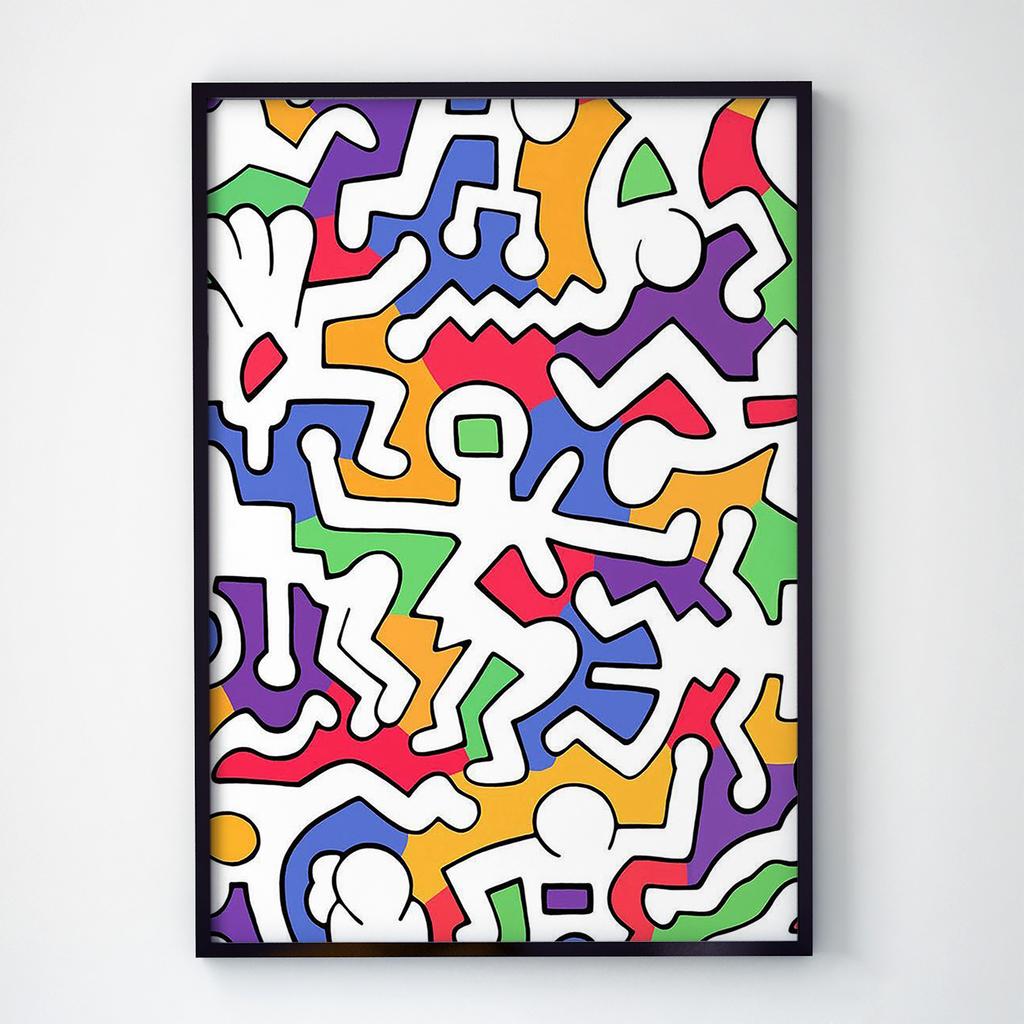 Постер Кит Харинг (Keith Haring) KH1011
