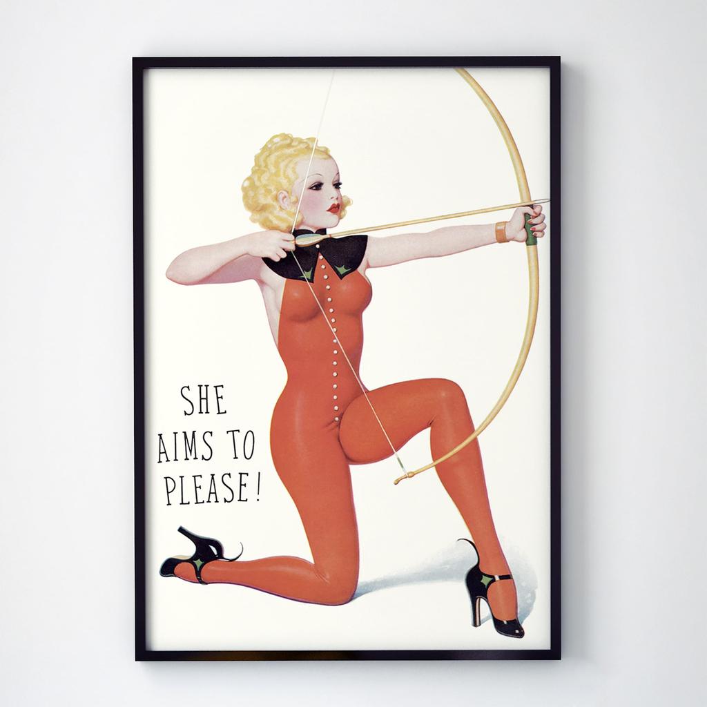 Постер Пин-Ап (Pin-Up) PU1022