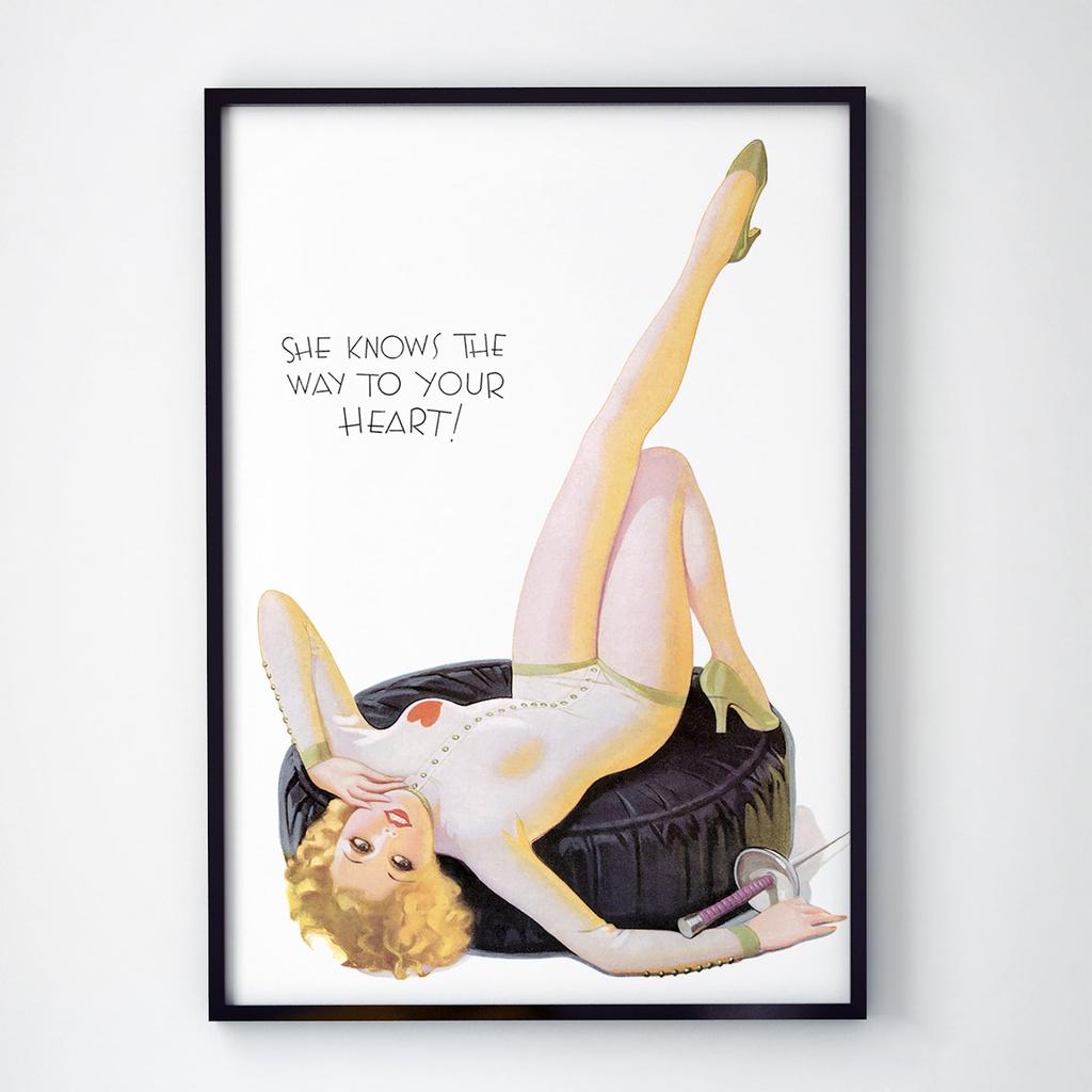 Постер Пин-Ап (Pin-Up) PU1025