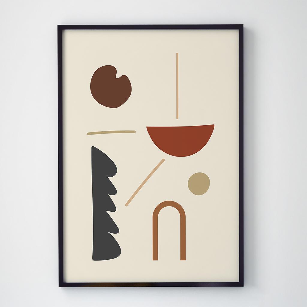 Постер в інтер'єр Абстракція AT1056