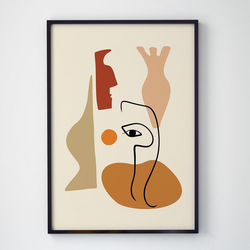 Постер в інтер'єр Абстракція AT1057