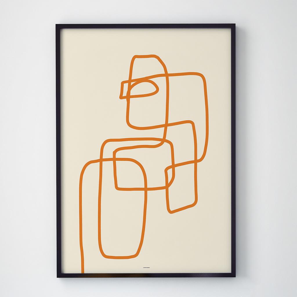 Постер в інтер'єр Абстракція AT1066