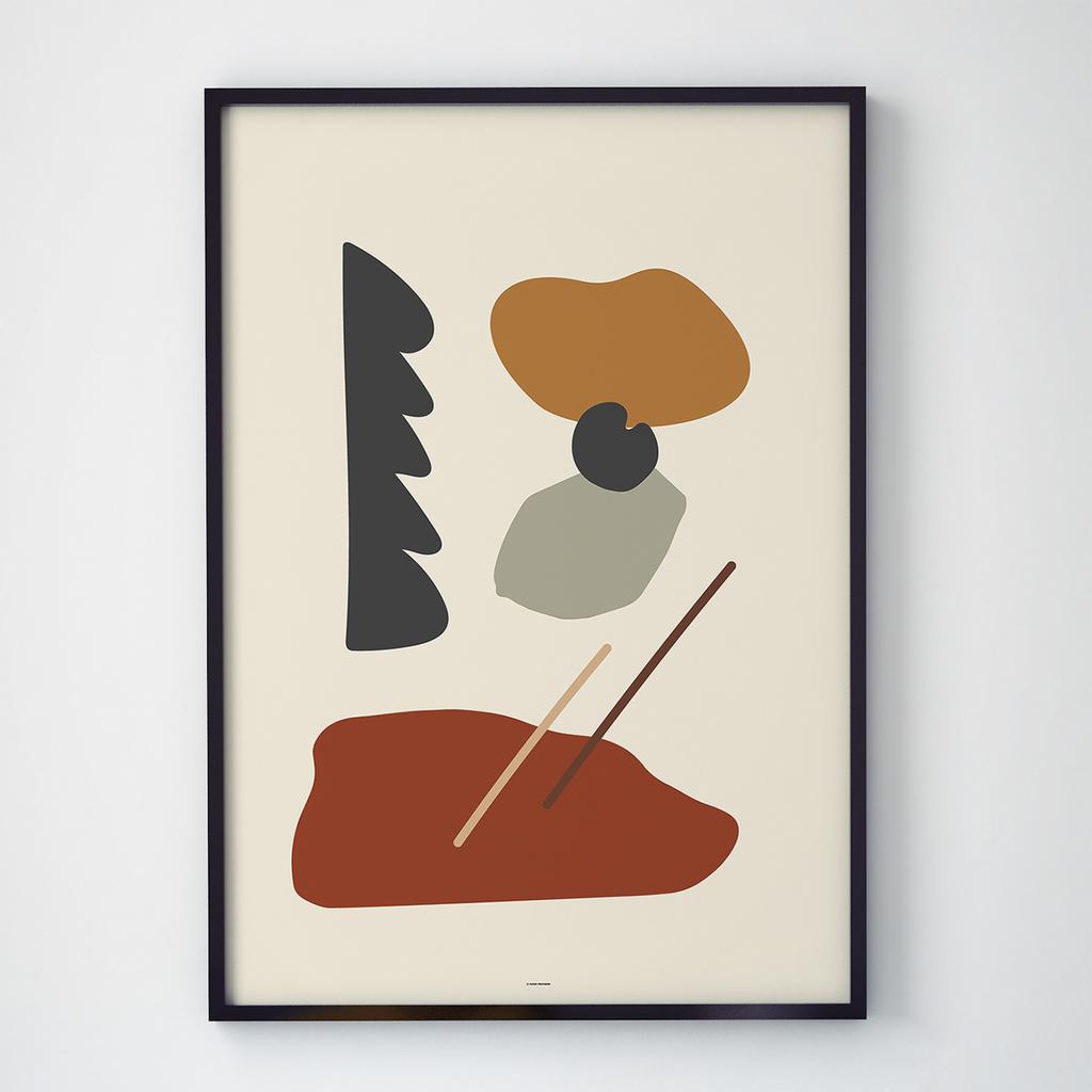 Постер в інтер'єр Абстракція AT1075