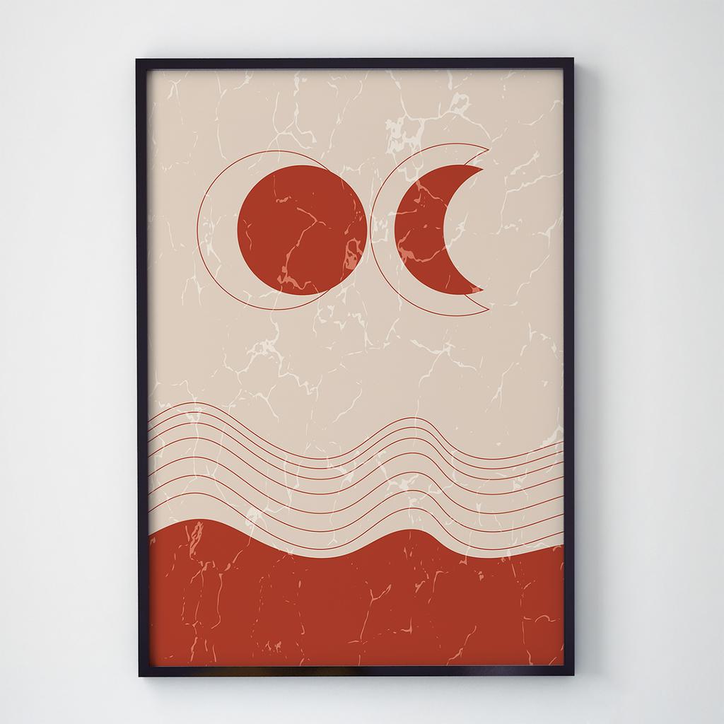 Постер в інтер'єр Абстракція AT1083