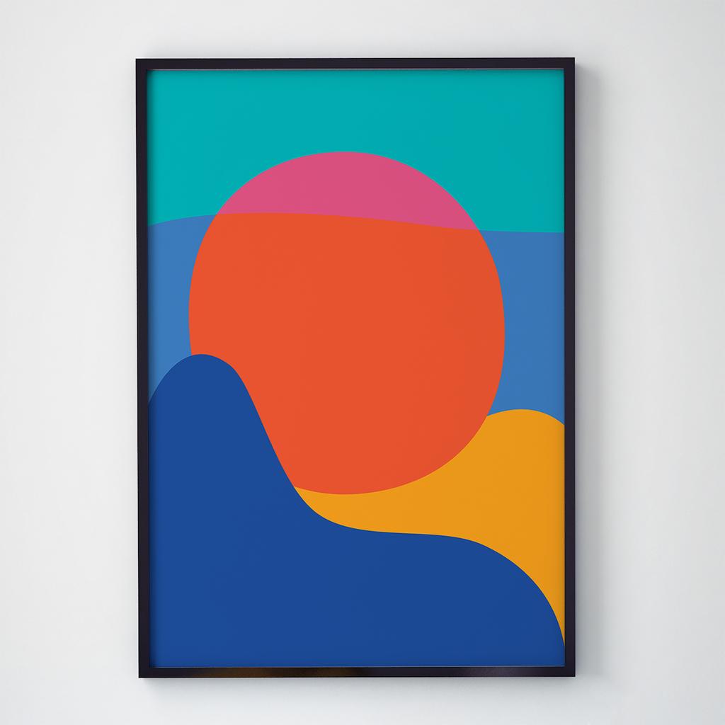 Постер в інтер'єр Абстракція AT1092