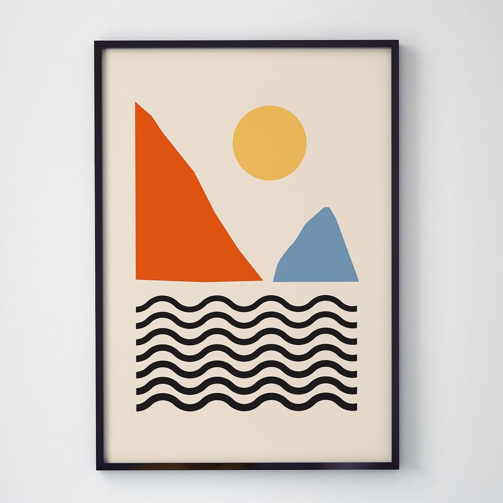 Постер в інтер'єр Абстракція AT1093