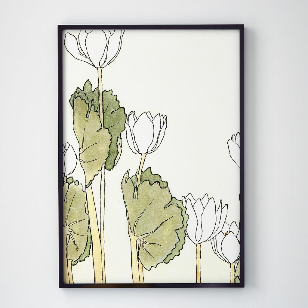 Постер на стіну з квітами WF1001