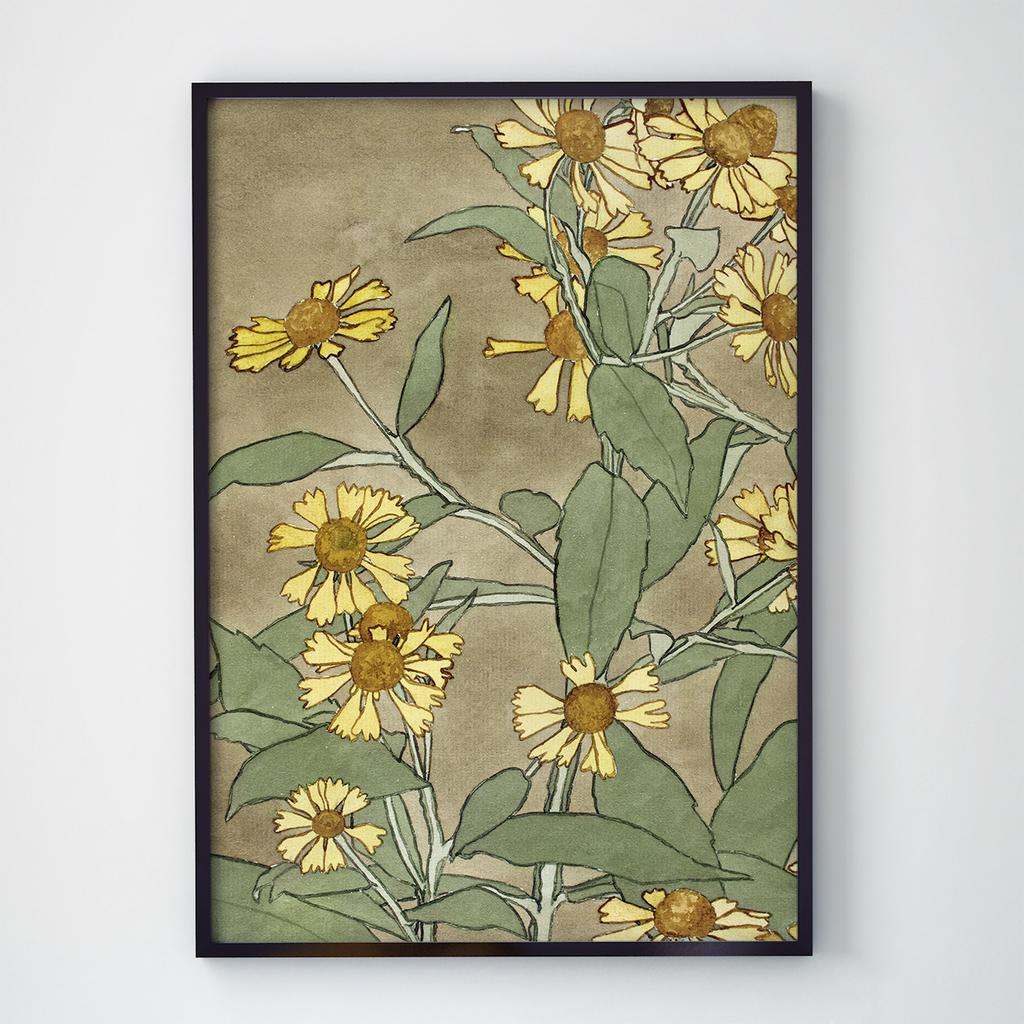 Постер на стіну з квітами WF1011