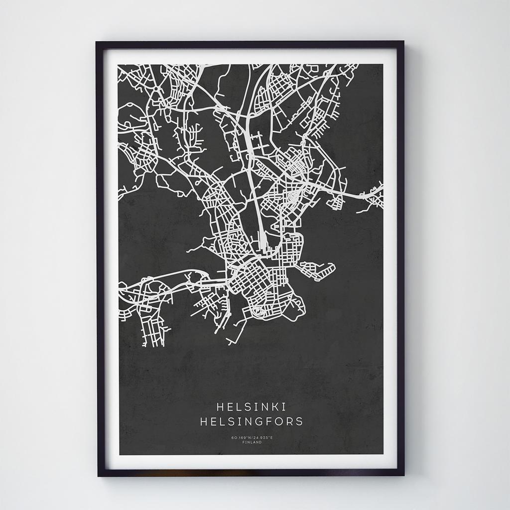 Постер Мапа Гельсінкі MW1004