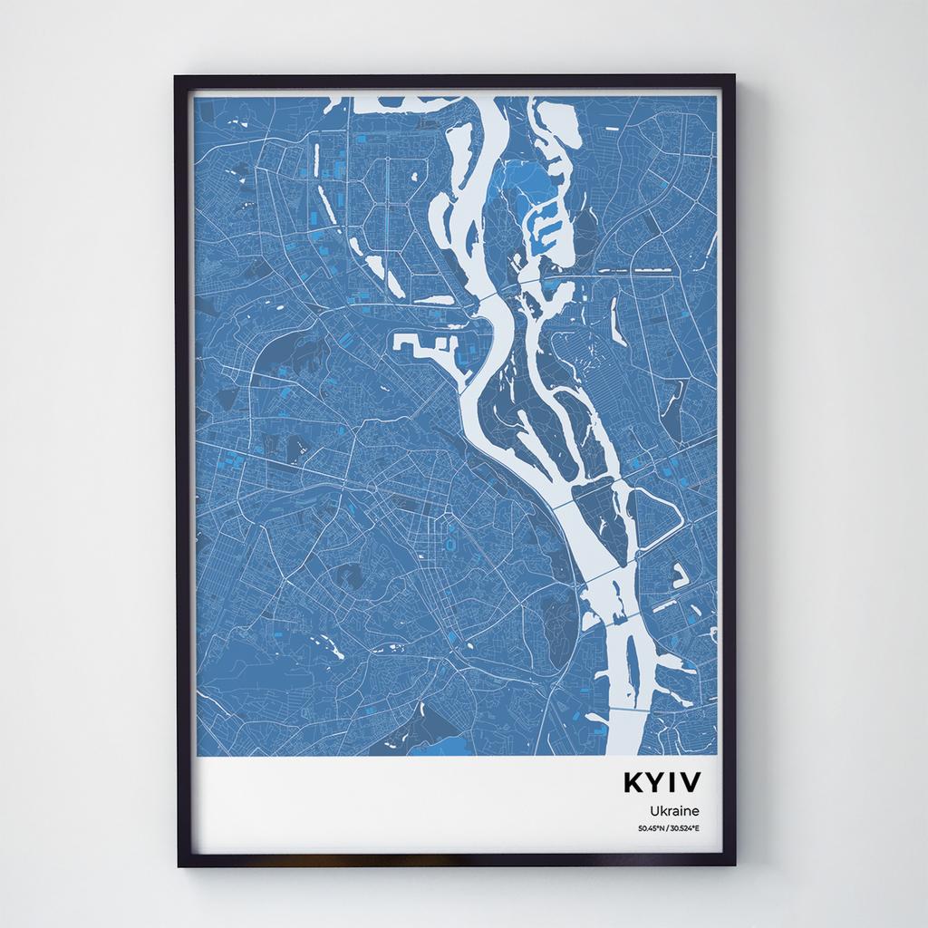 Постер Мапа Києва MW1006