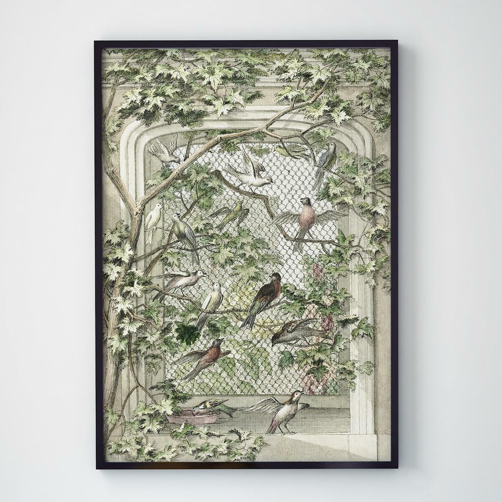 Постер на стіну з Птахами B036