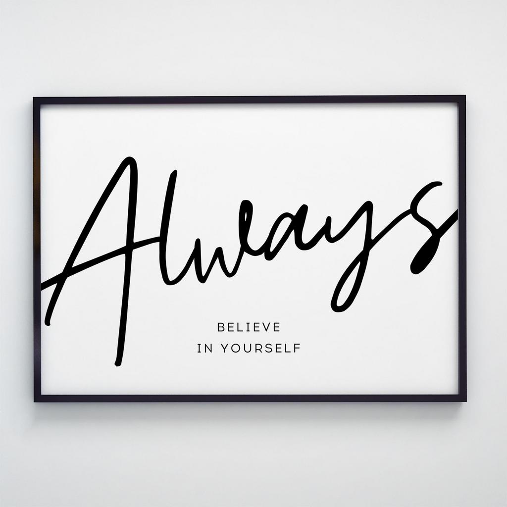 Постер з текстами та каліграфією TK037