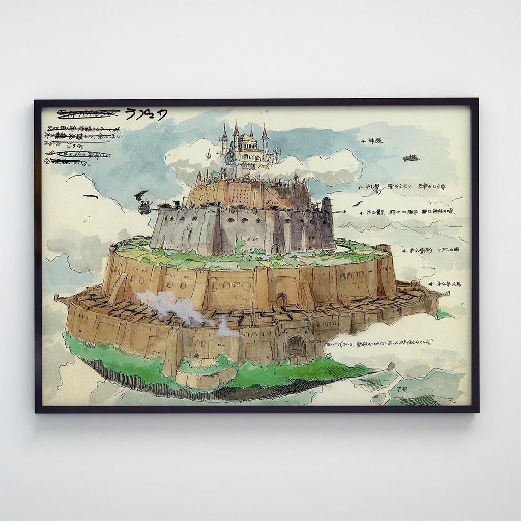 Постер Небесний замок Лапута (Laputa: The Castle in the Sky) CS013