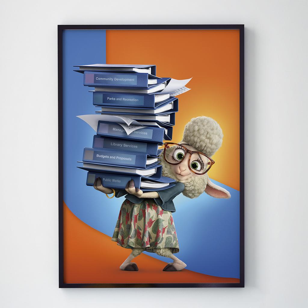 Постер Звірополіс (Zootopia) SQ008