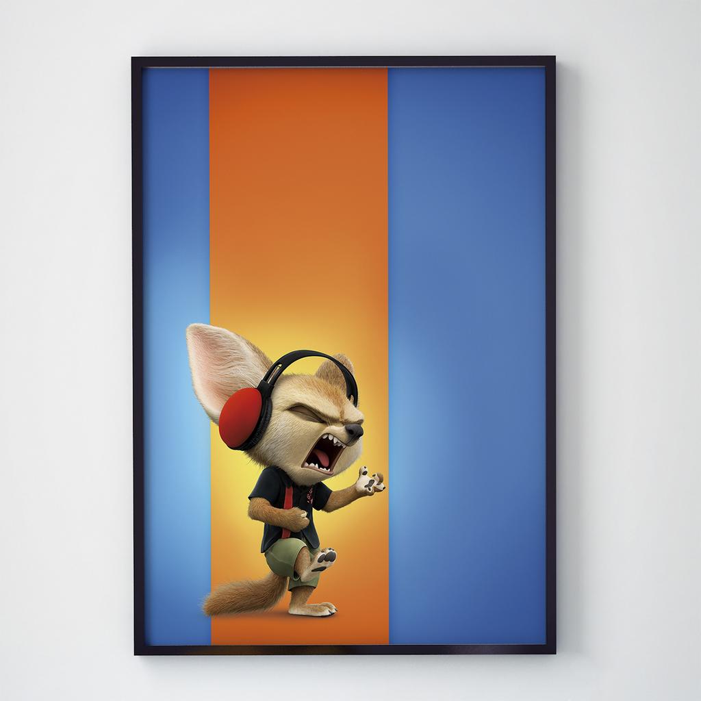 Постер Звірополіс (Zootopia) SQ011