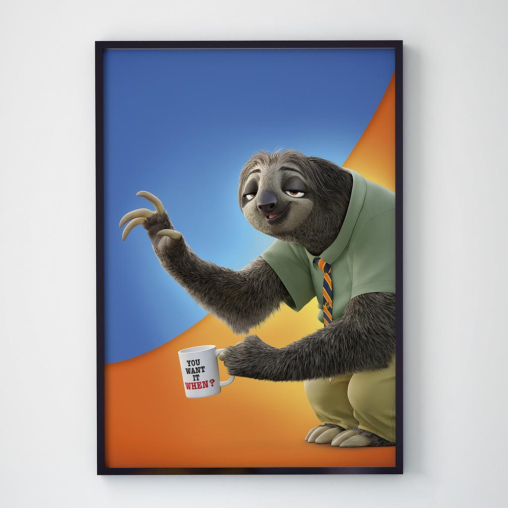 Постер Звірополіс (Zootopia) SQ012