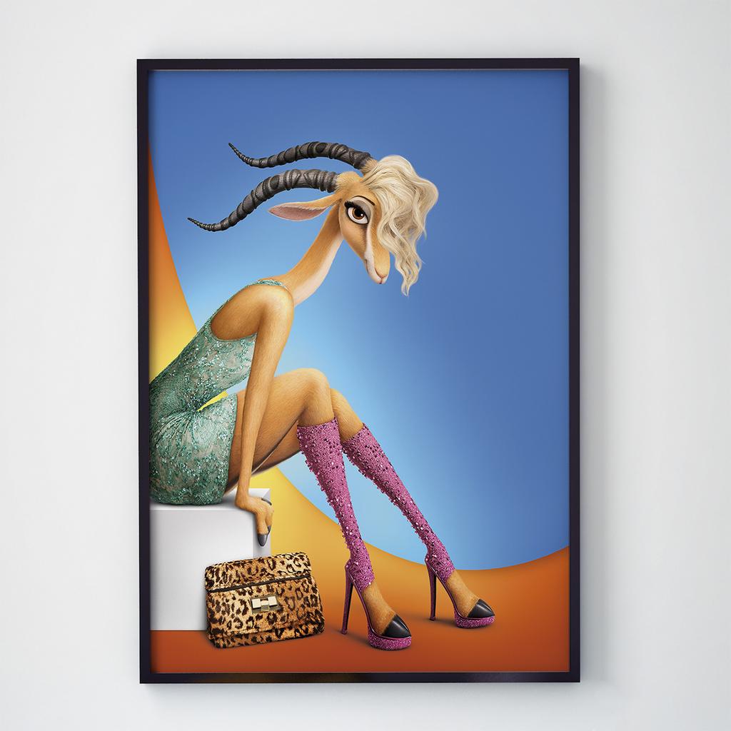 Постер Звірополіс (Zootopia) SQ013