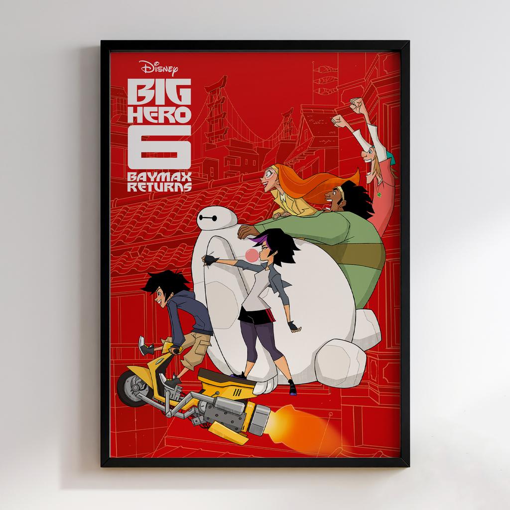 Постер Big Hero 6 (Місто Героїв) BH008