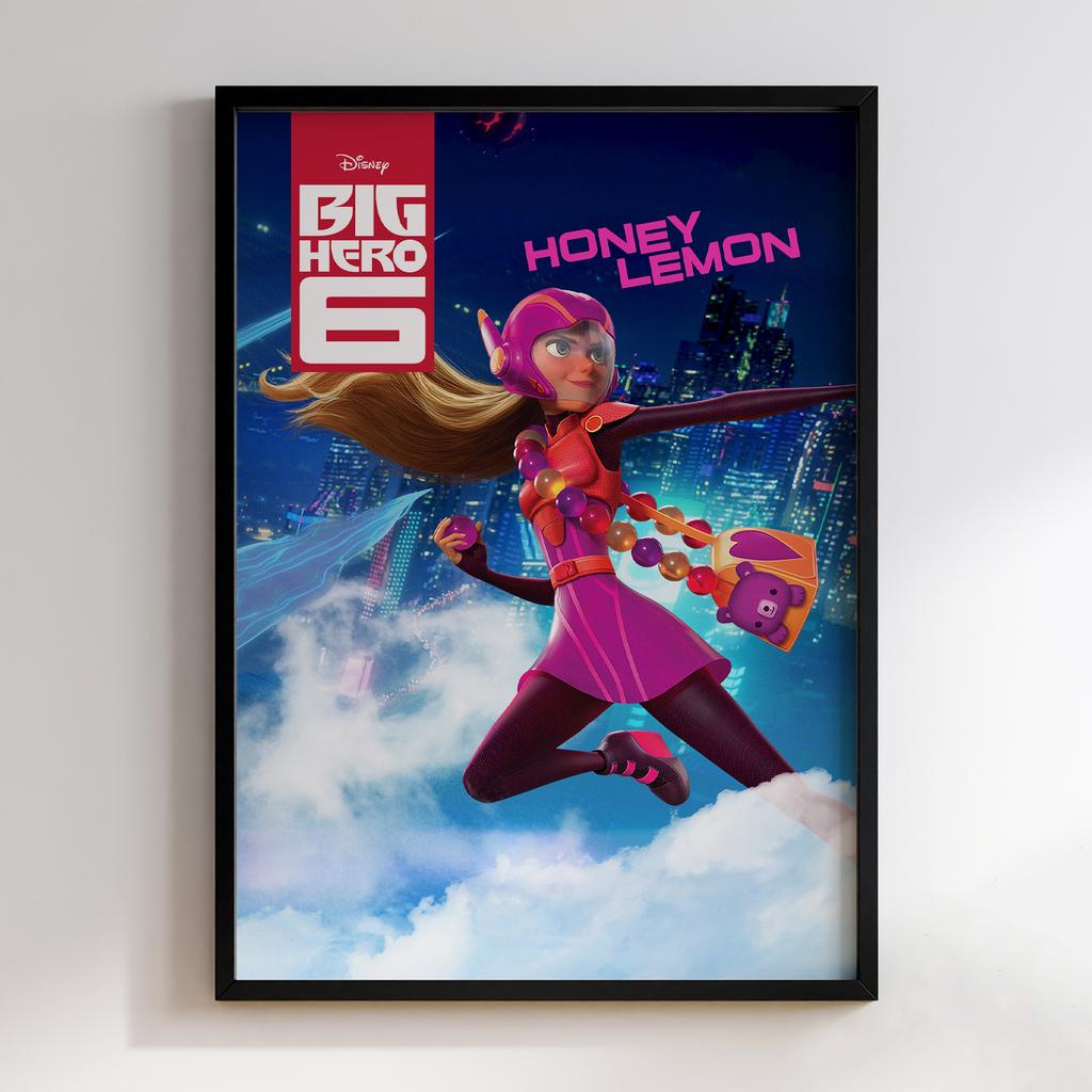 Постер Big Hero 6 (Місто Героїв) BH014