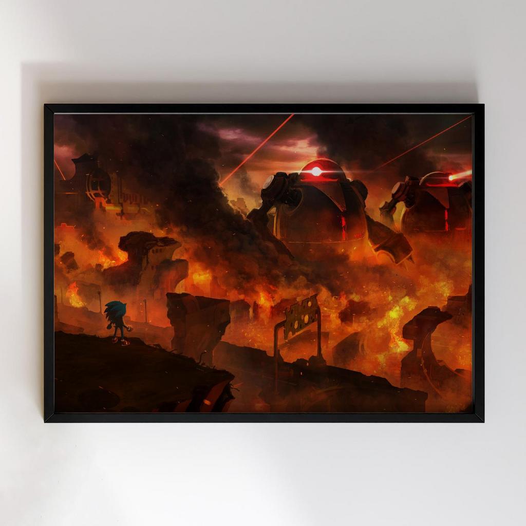 Постер Sonic: the Hedgehog (Сонік) SH004