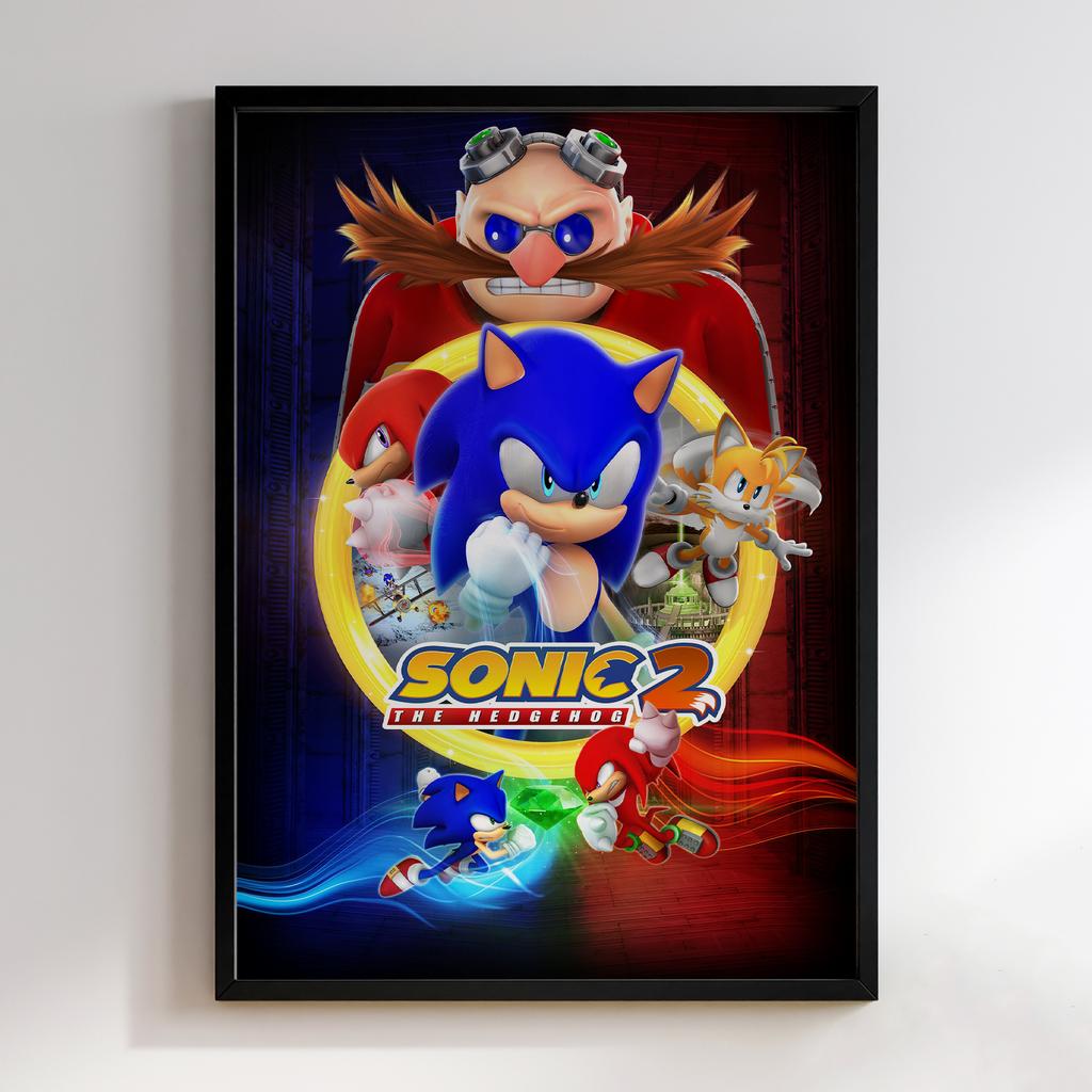 Постер Sonic: the Hedgehog (Сонік) SH006