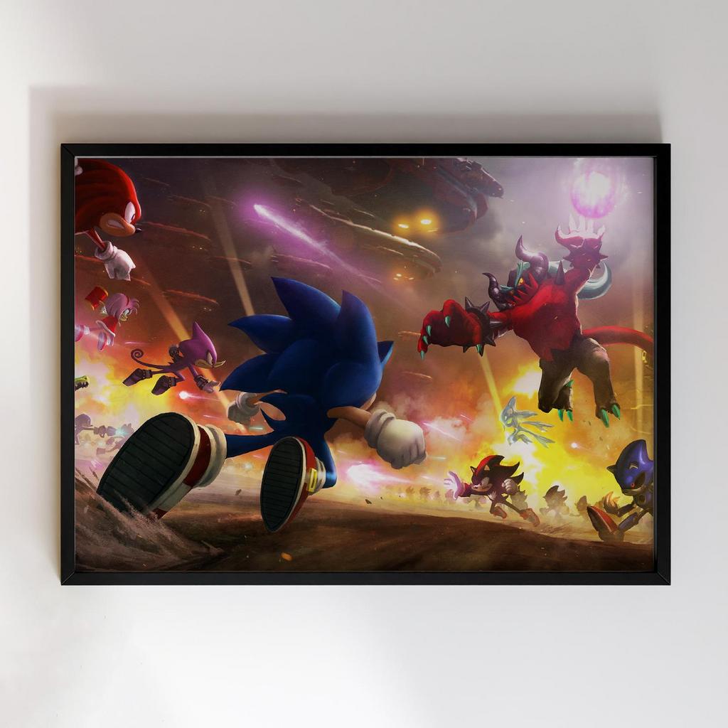 Постер Sonic: the Hedgehog (Сонік) SH007