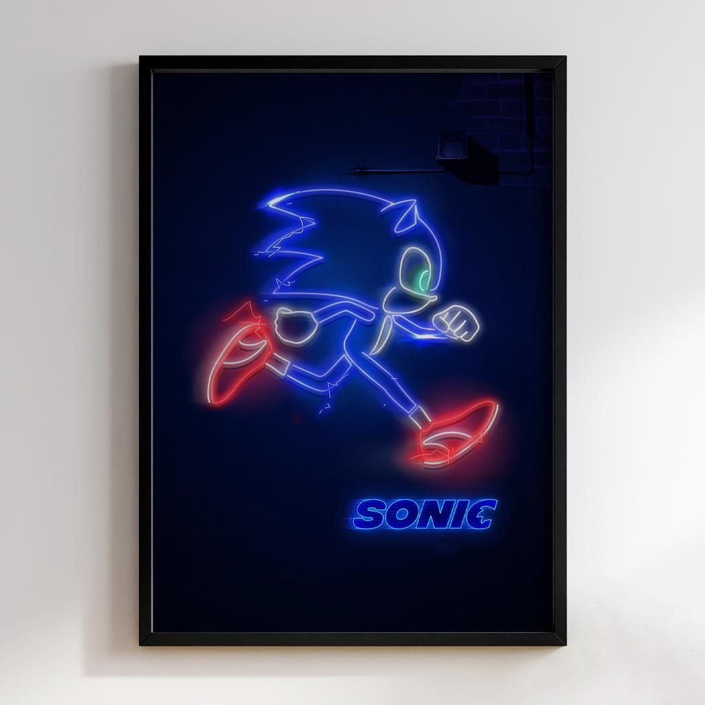 Постер Sonic: the Hedgehog (Сонік) SH017